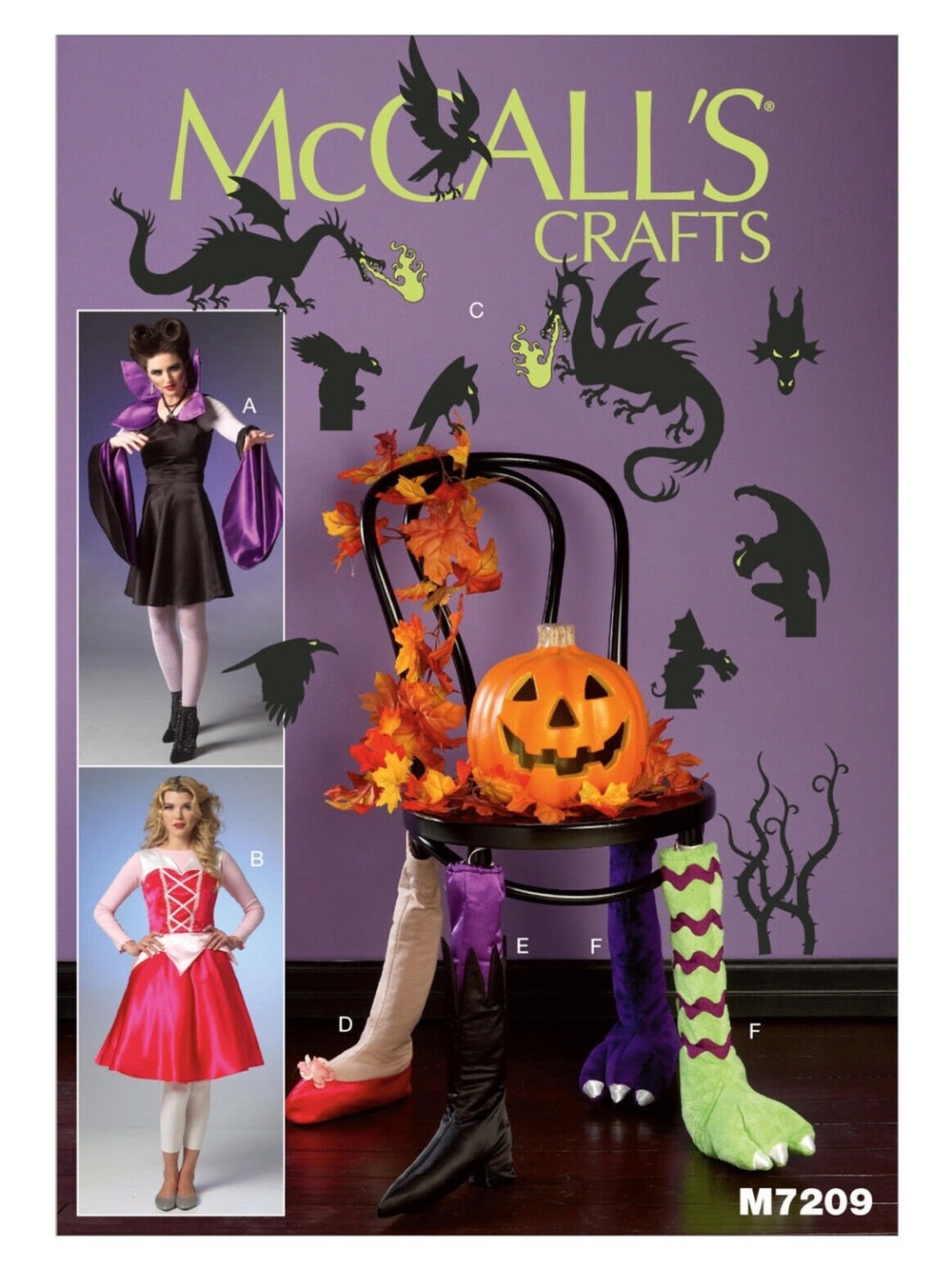 🪡 McCall’s Halloween Costumes and accessories Sewing Pattern 7209